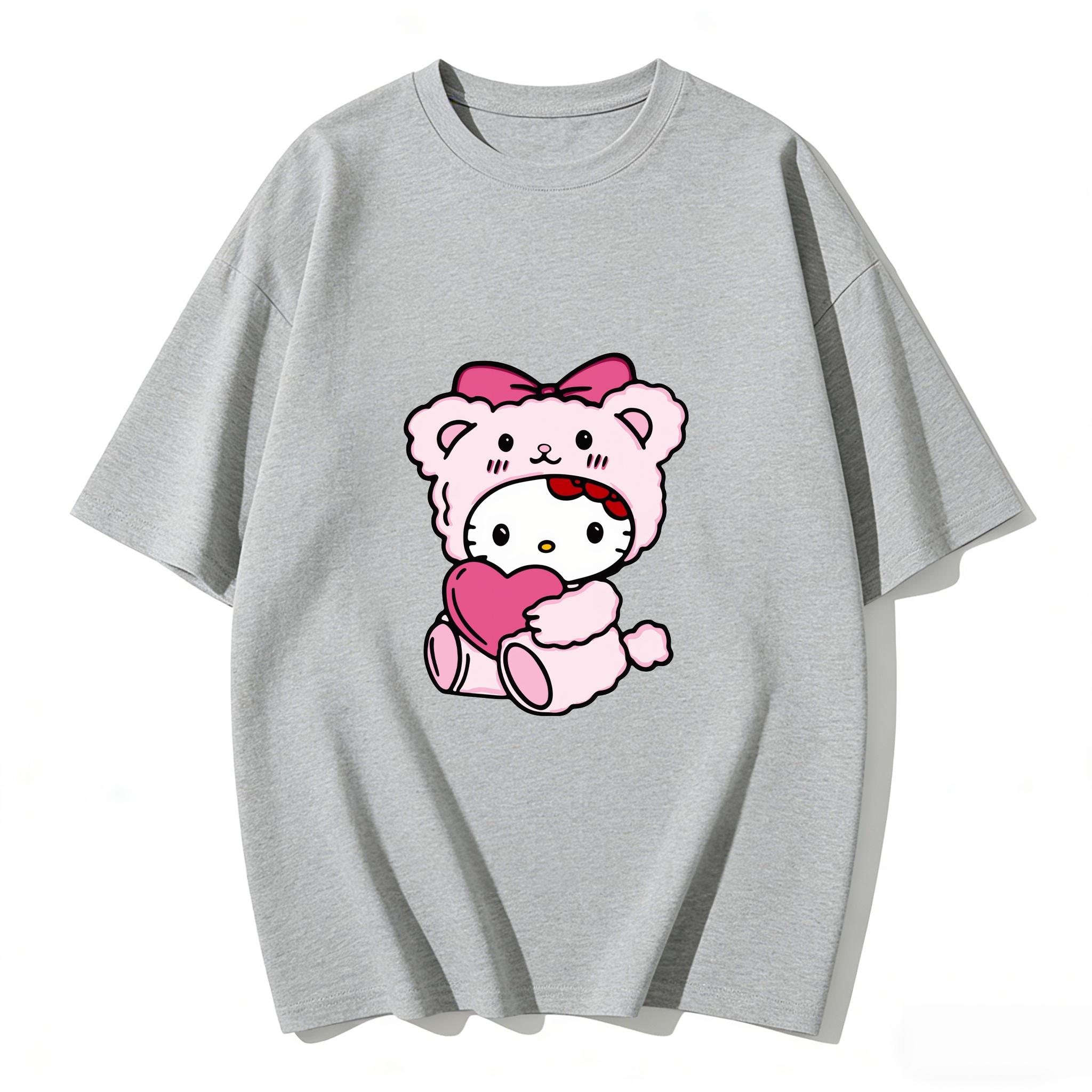 2026 Summer Hello Kitty Cartoon Printed Short Sleeve Pure Cotton Tshirt Womens Family Matching Outfits Classic Fashion Tee Top S
2026 Summer Hello Kitty Cartoon Printed Short Sleeve Pure Cotton Tshirt Womens Family Matching Outfits Classic Fashion Tee Top S