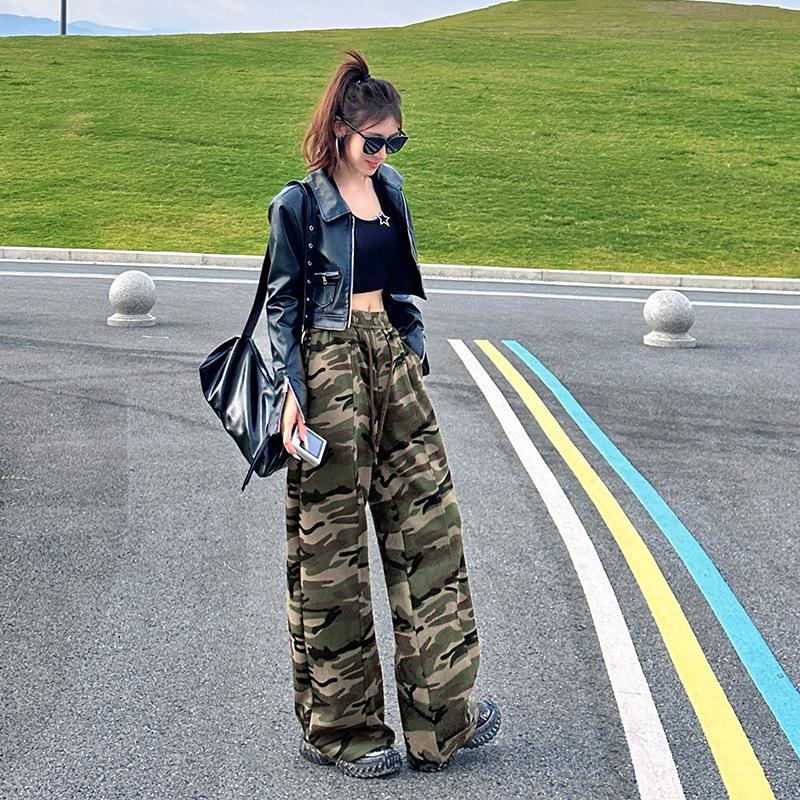 Camouflage Work Pants In Autumn and Winter New Style Loose High Waist Slimming Floor Wide-leg Pants Printed Sports Pants Straight-leg Casual Pants XL
Camouflage Work Pants In Autumn and Winter New Style Loose High Waist Slimming Floor Wide-leg Pants Printed Sports Pants Straight-leg Casual Pants XL