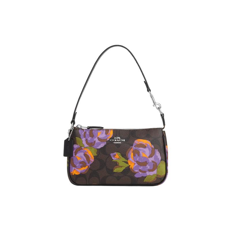 COACH Nolita 19 silver logo fleur-de-lis print canvas with leather armpit bag hand shoulder bag small size women s brown срібний
COACH Nolita 19 silver logo fleur-de-lis print canvas with leather armpit bag hand shoulder bag small size women s brown срібний