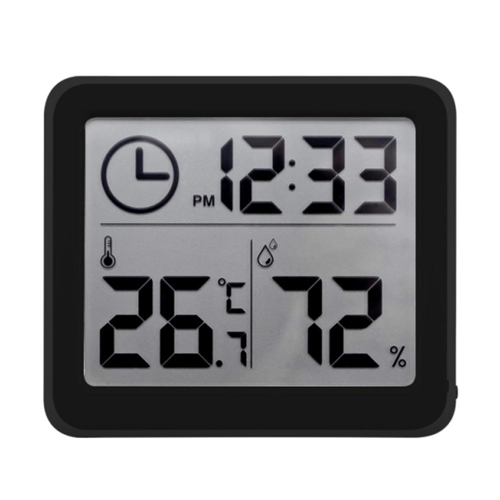 Digital Infrared Thermometer High Accuracy Hygrometer Auto-Calibration Humidity Sensor with Clock for Kitchen Bedroom Office чорний
Digital Infrared Thermometer High Accuracy Hygrometer Auto-Calibration Humidity Sensor with Clock for Kitchen Bedroom Office чорний