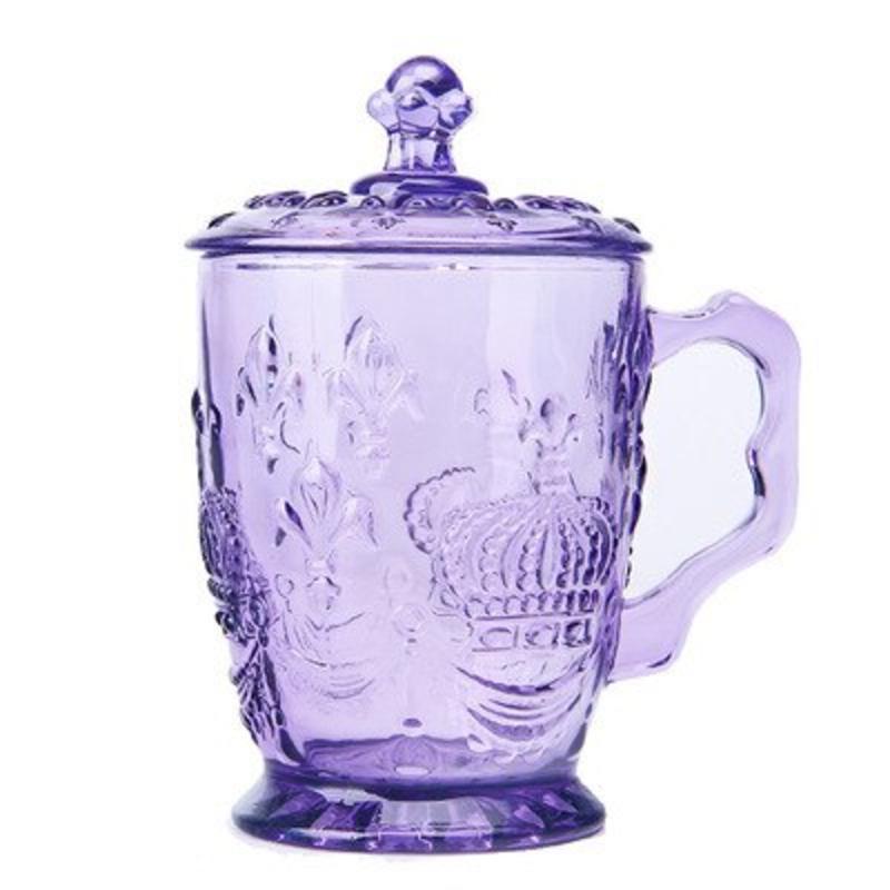 200ml European Retro Fashion Glass Cup for Daily Food Crown Cup with Lid and Heat Resistant Water Cup Holder | Engraver (Purple)
200ml European Retro Fashion Glass Cup for Daily Food Crown Cup with Lid and Heat Resistant Water Cup Holder | Engraver (Purple)