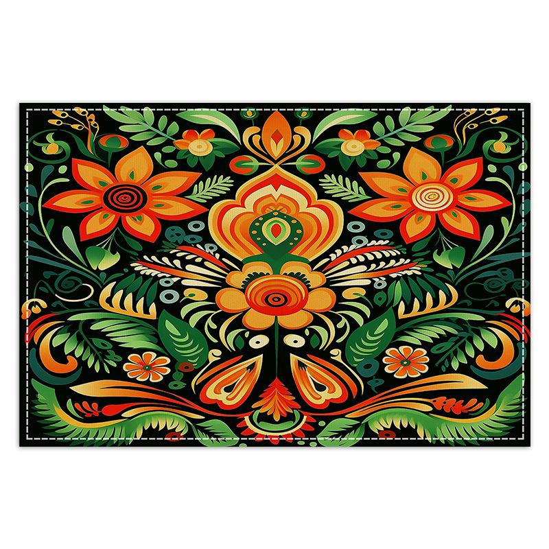 Mexican Floral Placemats Set of 4 Dia De Los Muertos Cinco De Mayo Party Place Mats for Home Kitchen Dining Table Decoration 30X45CM-4PCS
Mexican Floral Placemats Set of 4 Dia De Los Muertos Cinco De Mayo Party Place Mats for Home Kitchen Dining Table Decoration 30X45CM-4PCS