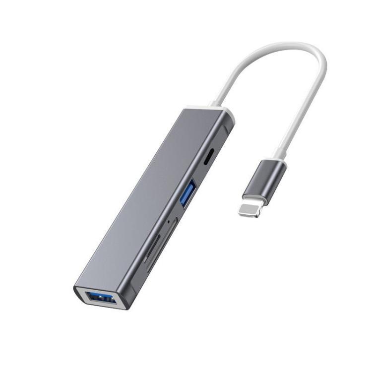 Док-станція TF/SD Card Reader для iPhone, стиль:8-контактний порт 5 in 1 8 (Grey) темно-сірий колір
Док-станція TF/SD Card Reader для iPhone, стиль:8-контактний порт 5 in 1 8 (Grey) темно-сірий колір
