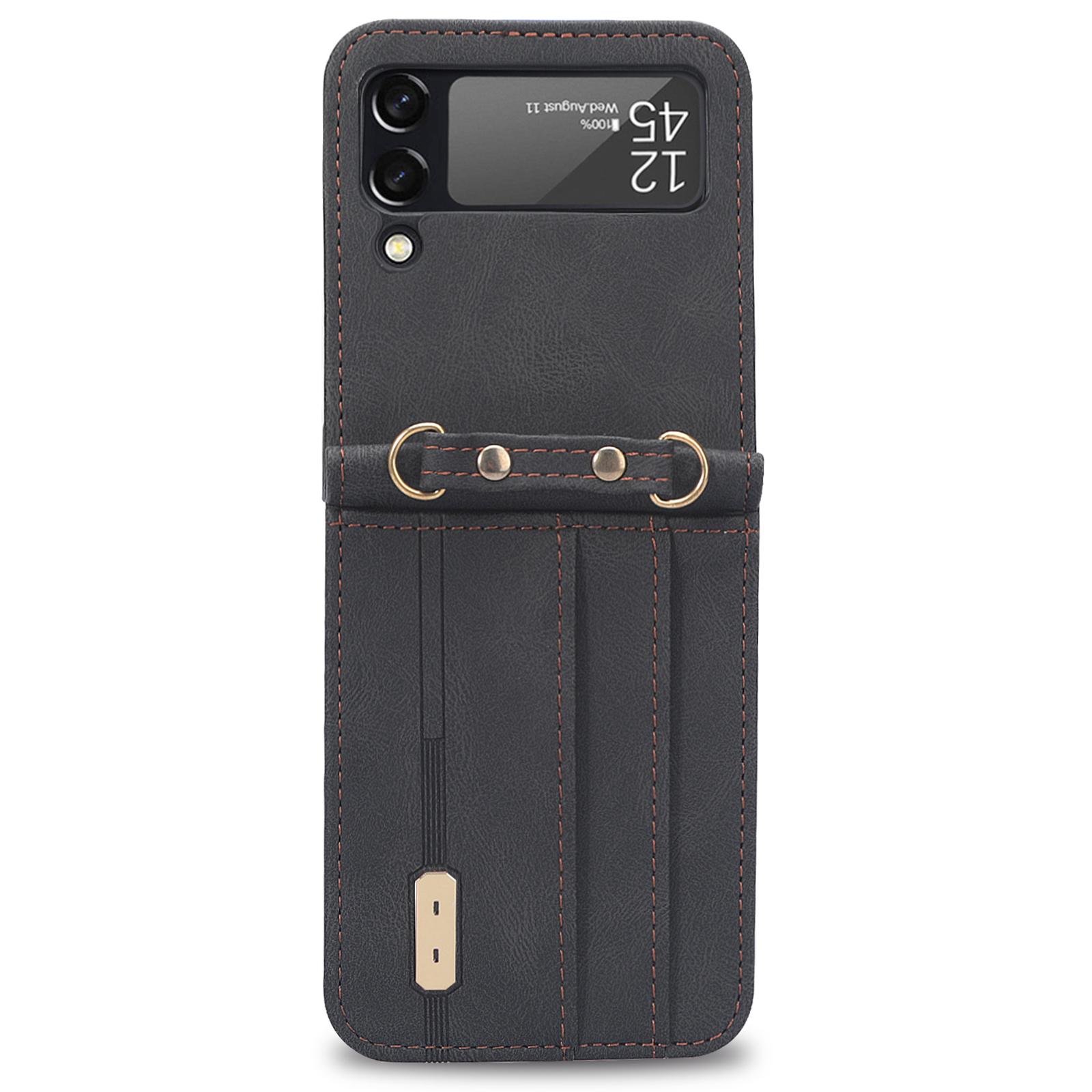 One-piece Design Card Slots PU Leather Coated PC Phone Case Crossbody Protective Cover with Long Lanyard for Samsung Galaxy Z Flip3 5G Brown
One-piece Design Card Slots PU Leather Coated PC Phone Case Crossbody Protective Cover with Long Lanyard for Samsung Galaxy Z Flip3 5G Brown