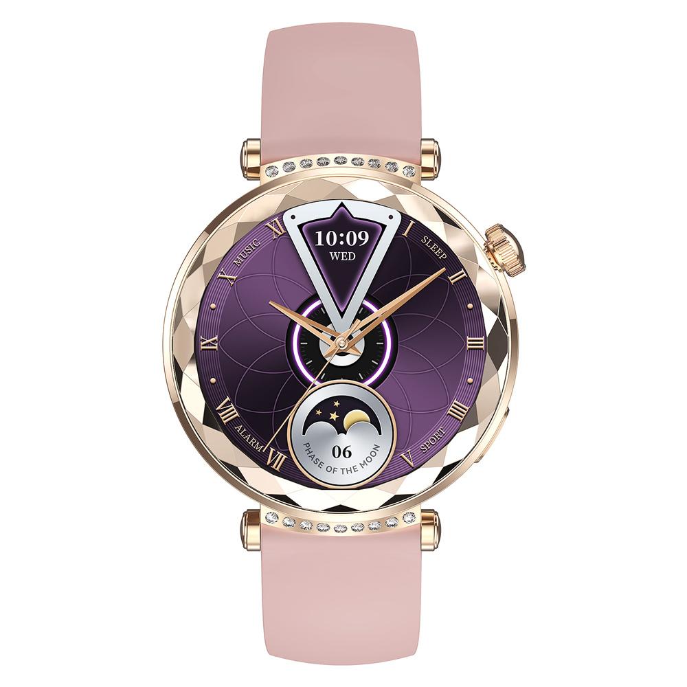 HK88 1.19-inch Heart Rate Monitor NFC Smart Watch Menstrual Cycle Tracker for Women,Silicone Strap Gold
HK88 1.19-inch Heart Rate Monitor NFC Smart Watch Menstrual Cycle Tracker for Women,Silicone Strap Gold