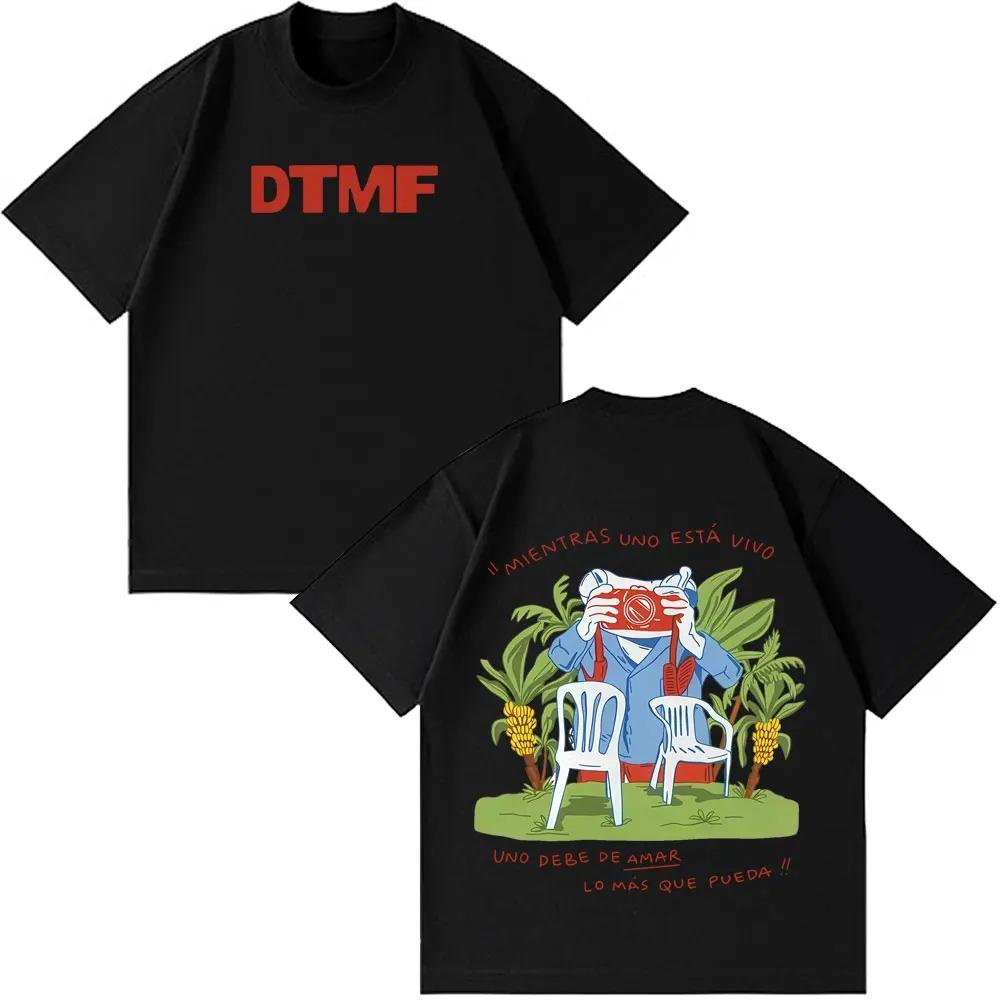 Черная хлопковая футболка унисекс в стиле Bad Bunny с DTMF-принтом, тропическим принтом камеры и испанскими текстами, уличная одежда 4XL
Черная хлопковая футболка унисекс в стиле Bad Bunny с DTMF-принтом, тропическим принтом камеры и испанскими текстами, уличная одежда 4XL