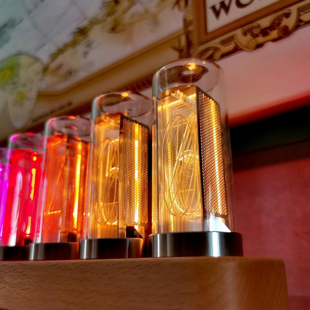 Vintage Nixie Tube Clock Wood RGB Diy Kit in18 Led Digital Desk Glow Tube Clocks Wood Gas Discharge Clock Desk Watch Cyberpunk
Vintage Nixie Tube Clock Wood RGB Diy Kit in18 Led Digital Desk Glow Tube Clocks Wood Gas Discharge Clock Desk Watch Cyberpunk