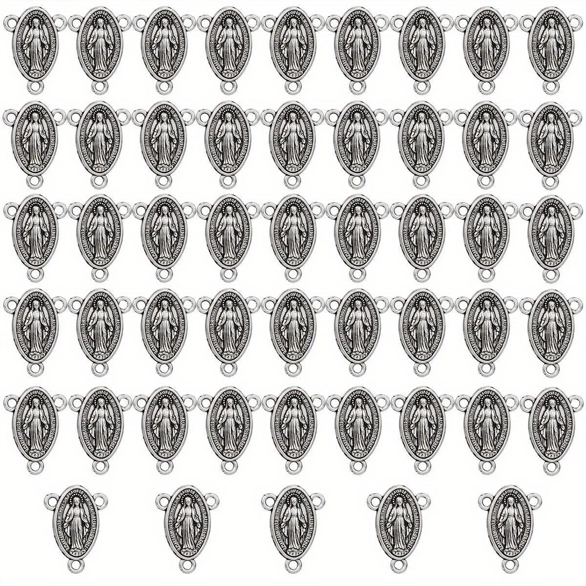 50 шт. Подвески Богоматери Девы Марии, католические, Медальон Милости, Подвески, Центральный элемент для розария, Соединитель, Аксессуары для DIY 50pcs
50 шт. Подвески Богоматери Девы Марии, католические, Медальон Милости, Подвески, Центральный элемент для розария, Соединитель, Аксессуары для DIY 50pcs