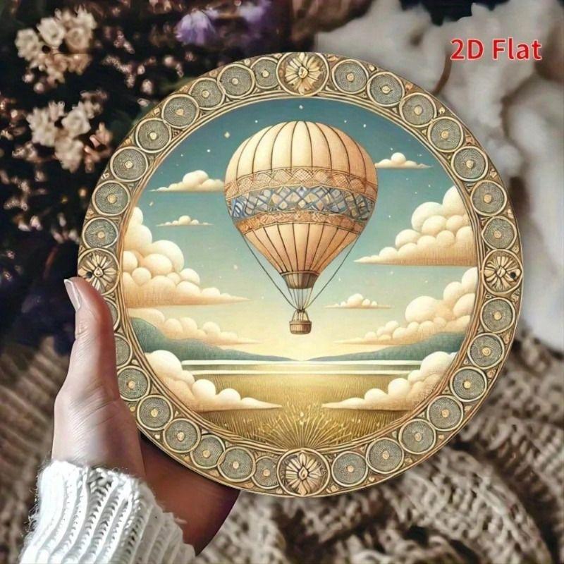 Hot Air Balloon Round 3D Metal Wall Sculpture for Cafe
Hot Air Balloon Round 3D Metal Wall Sculpture for Cafe