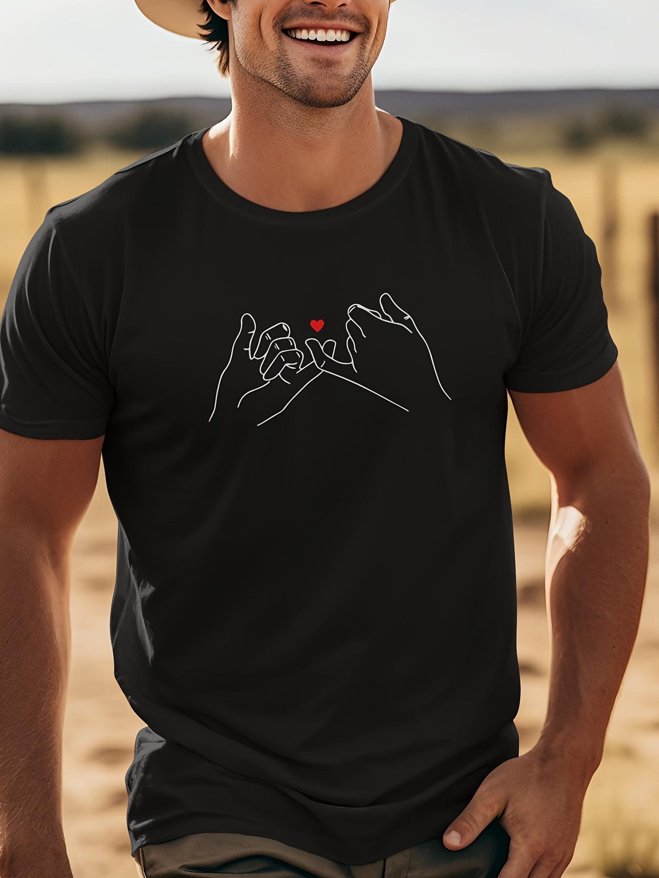 White Graphic T-shirt - Minimalist Clasped Hands design XXXXL
White Graphic T-shirt - Minimalist Clasped Hands design XXXXL