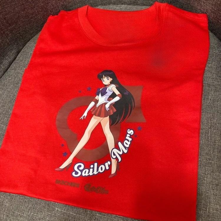 Dongdaemun, South Korea 2025 spring and summer new casual age reduction Sailor Moon printed loose short-sleeved T-shirt women 4XL
Dongdaemun, South Korea 2025 spring and summer new casual age reduction Sailor Moon printed loose short-sleeved T-shirt women 4XL