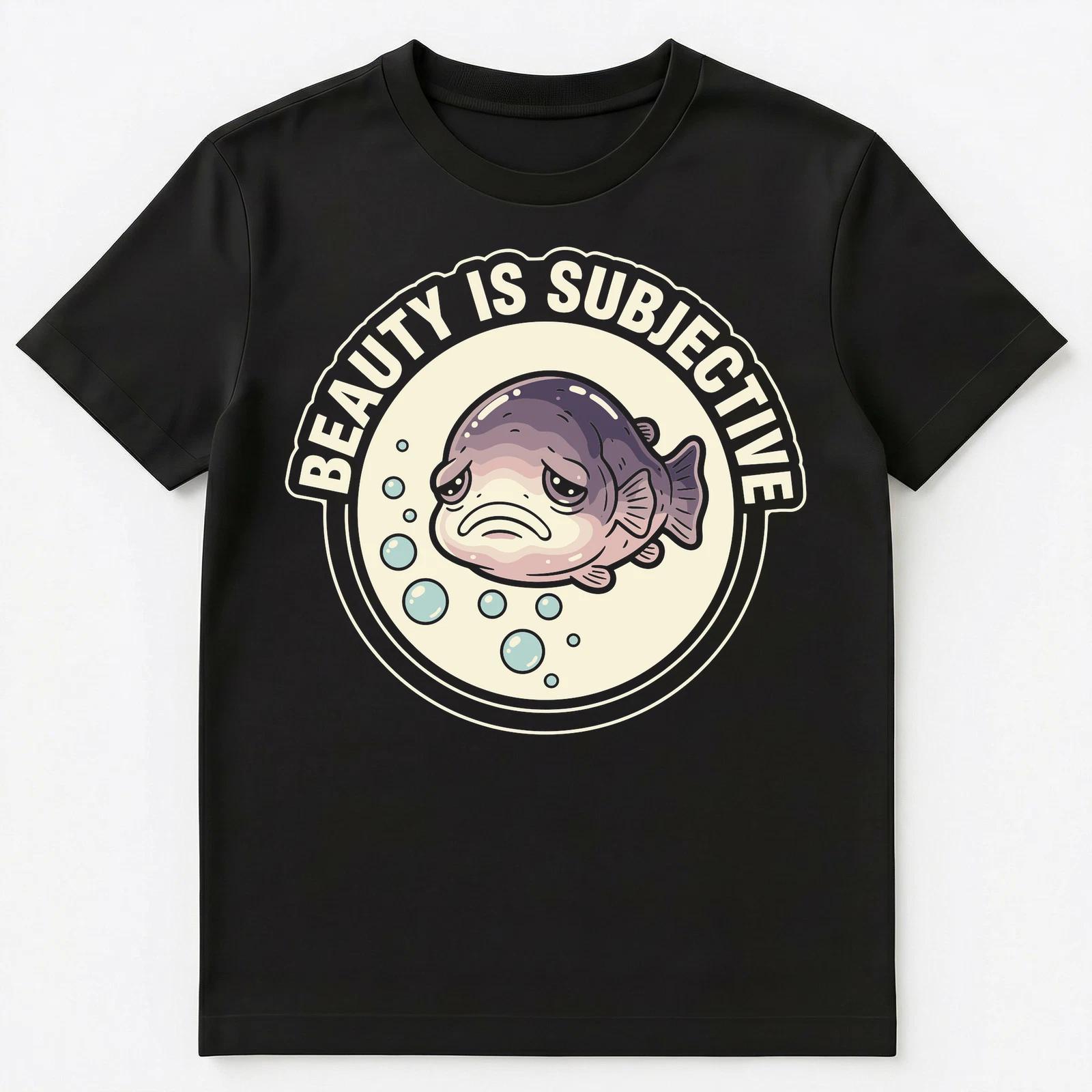 Quirky Blob Fish Art Embraces Unique Beauty Unisex T-Shirt L
Quirky Blob Fish Art Embraces Unique Beauty Unisex T-Shirt L