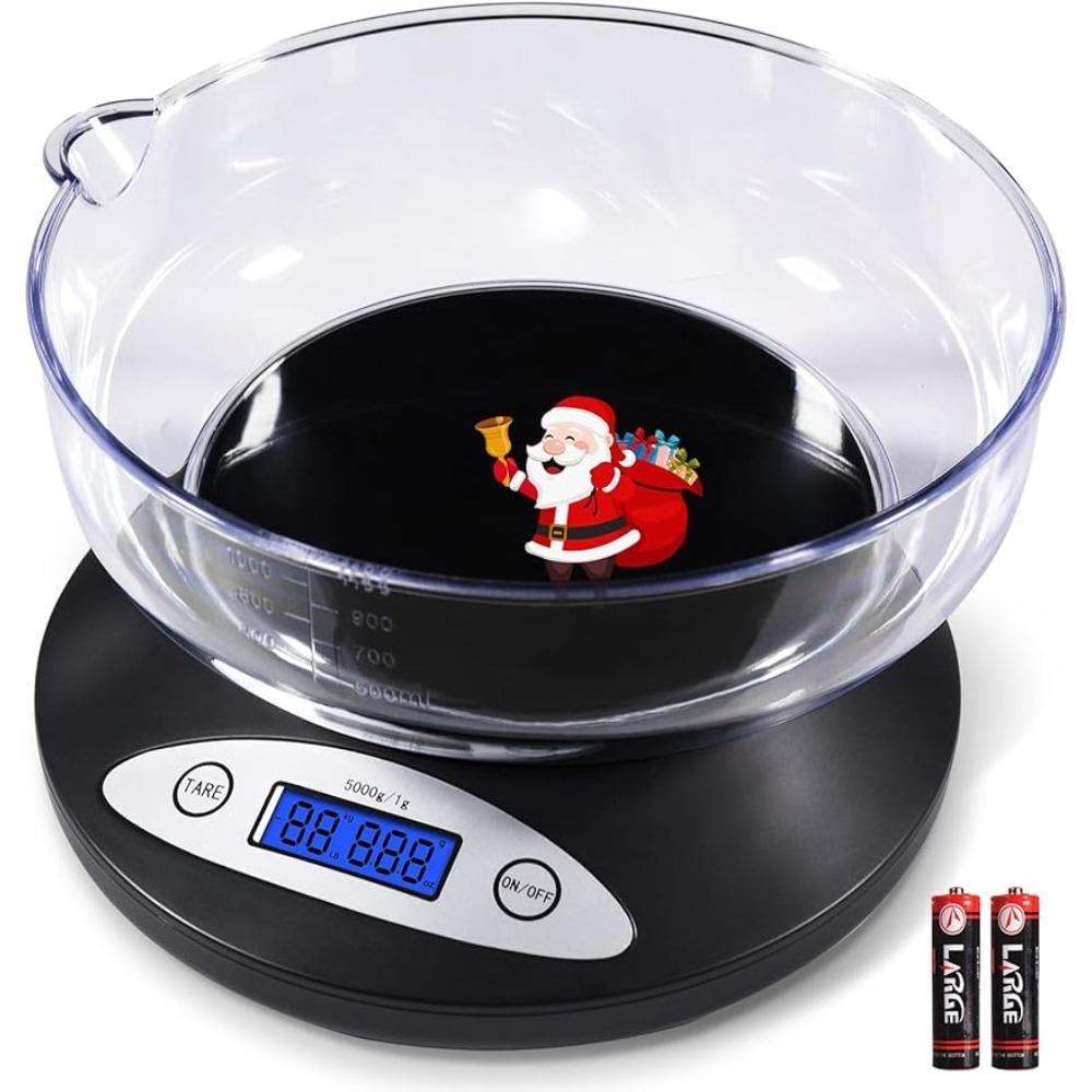 Digital kitchen scale, high-precision 5000g/11lb x0.1oz, food scale for cooking, baking and weight loss, pet feeding weighing device
Digital kitchen scale, high-precision 5000g/11lb x0.1oz, food scale for cooking, baking and weight loss, pet feeding weighing device