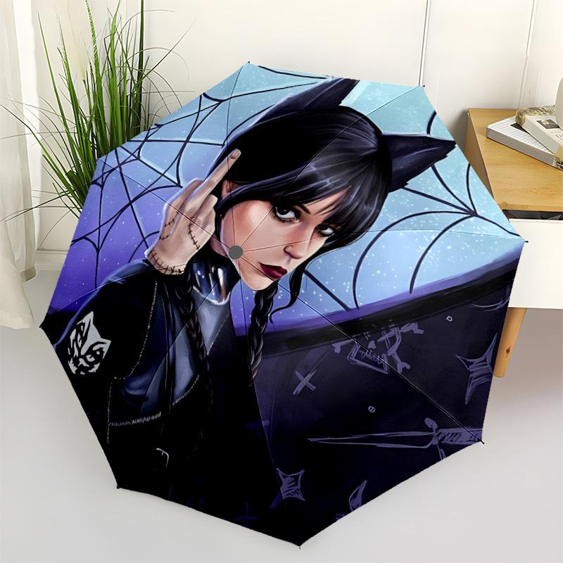 1pc Wednesday Automatic Open/Close Umbrella - All-Season Portable Umbrella for Women/Men yy251213075
1pc Wednesday Automatic Open/Close Umbrella - All-Season Portable Umbrella for Women/Men yy251213075