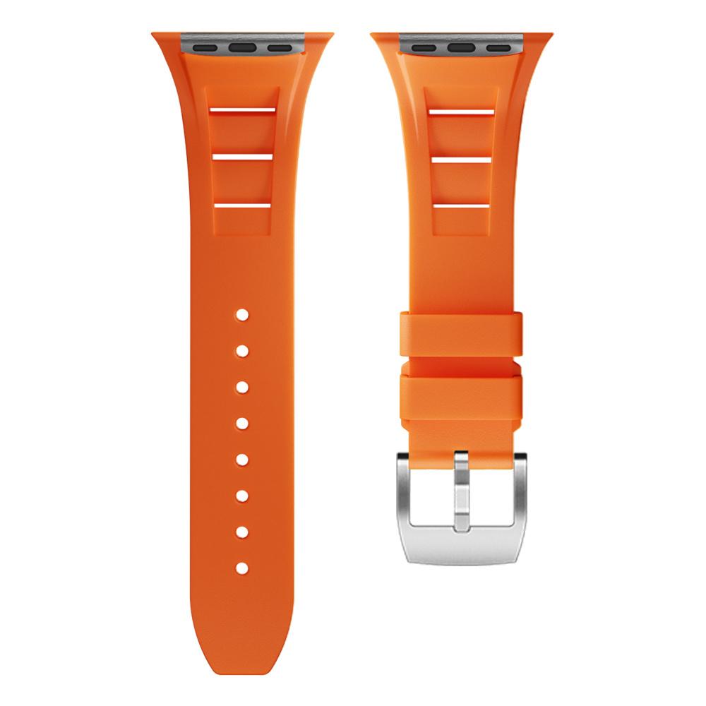 For Apple Watch 10 46mm/Ultra 2/Ultra 49mm/9 8 7 45mm/SE (2023) SE (2022) SE 6 5 4 44mm/3 2 1 42mm Silicone Watch Band Orange
For Apple Watch 10 46mm/Ultra 2/Ultra 49mm/9 8 7 45mm/SE (2023) SE (2022) SE 6 5 4 44mm/3 2 1 42mm Silicone Watch Band Orange