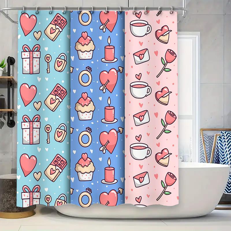 Valentine s Day Decor Shower Curtains Romantic Pink Blue White Kitchen Bathtub Room Decoration Home Decorations Set for Couples 90x180cm
Valentine s Day Decor Shower Curtains Romantic Pink Blue White Kitchen Bathtub Room Decoration Home Decorations Set for Couples 90x180cm