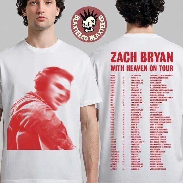 1Zach Bryans With Heaven On Top Tour 2026 Merch With Dates Unisex T-Shirt XL
1Zach Bryans With Heaven On Top Tour 2026 Merch With Dates Unisex T-Shirt XL