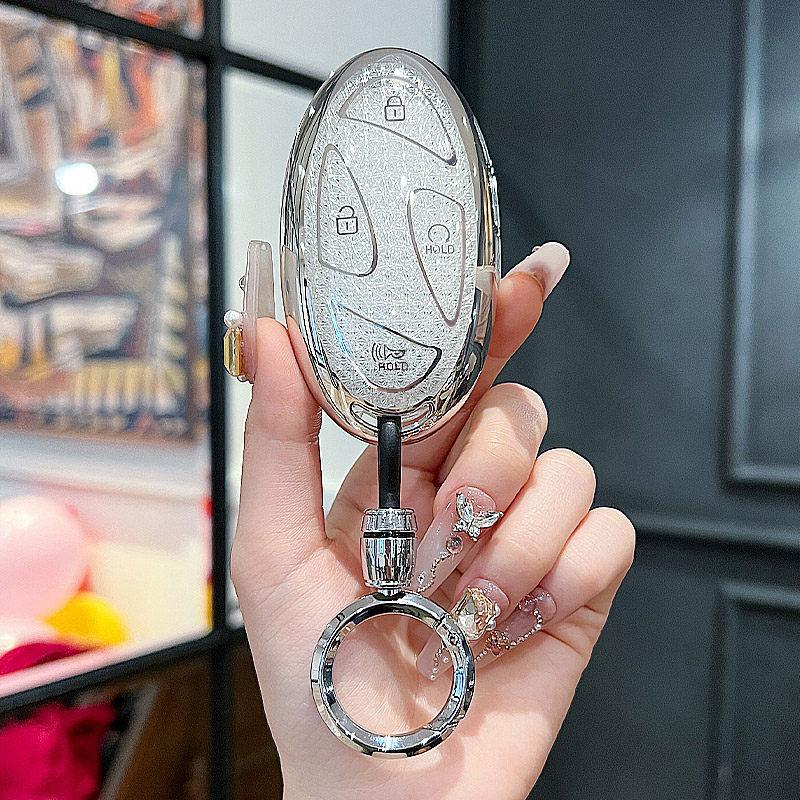 Crystal TPU Key Case for Hyundai Kona Ev Grandeur GN7 IONIQ 6 2023 2024 5 7 Button Remote Car Key Cover Fob Holder Accessories
Crystal TPU Key Case for Hyundai Kona Ev Grandeur GN7 IONIQ 6 2023 2024 5 7 Button Remote Car Key Cover Fob Holder Accessories