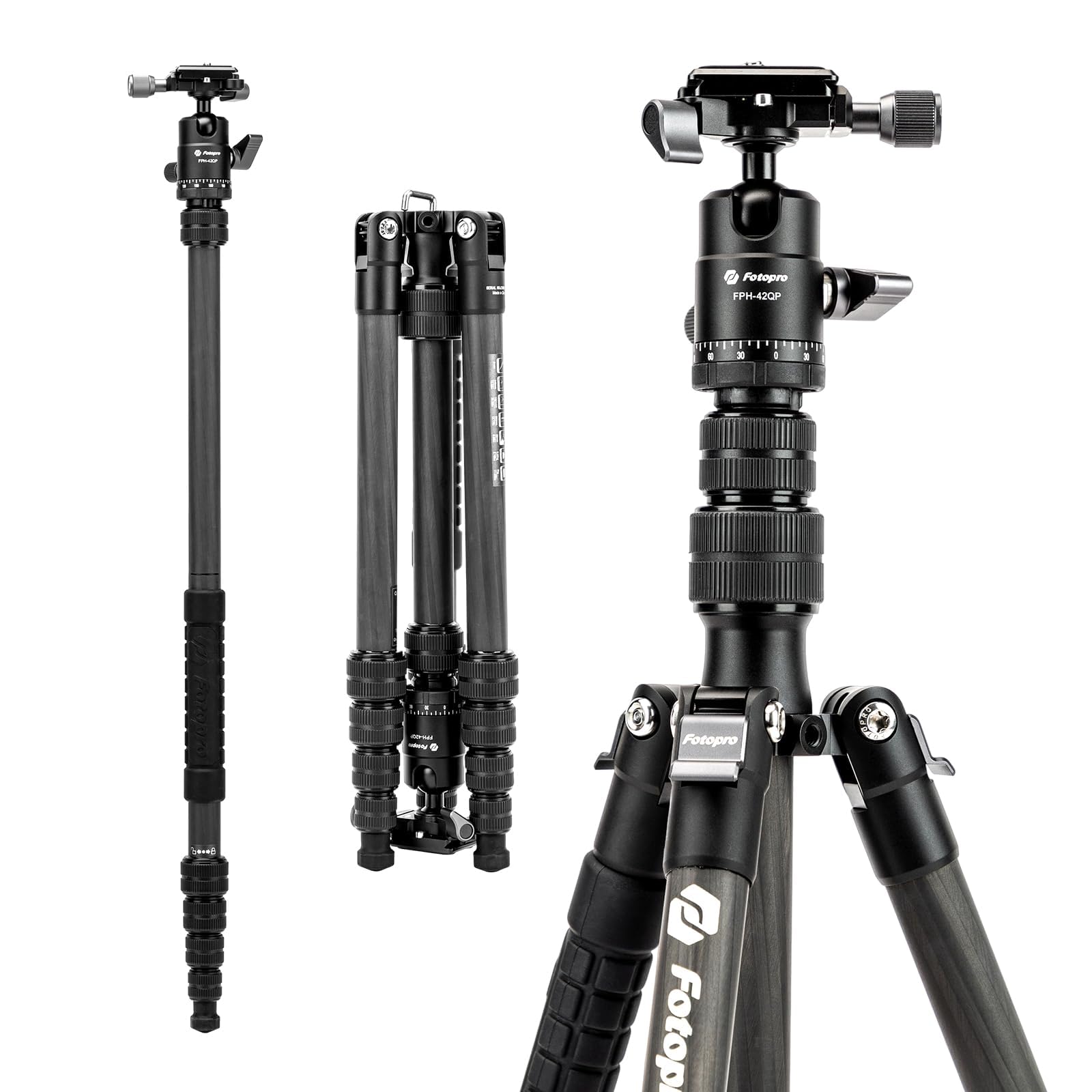 Fotopro 152CM карбоновый дорожный штатив, компактный штатив для камеры, быстросъемная площадка с шаровой головкой, монопод для DSLR с сумкой для камеры, максимальная нагрузка
Fotopro 152CM карбоновый дорожный штатив, компактный штатив для камеры, быстросъемная площадка с шаровой головкой, монопод для DSLR с сумкой для камеры, максимальная нагрузка