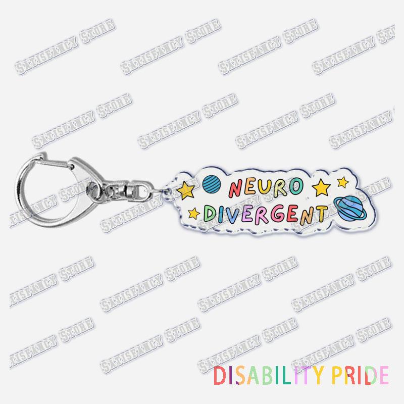 Disability Pride Key Chain Keychains Ring for Accessories Bag Pendant Keyring Jewelry Autism Festival Support
Disability Pride Key Chain Keychains Ring for Accessories Bag Pendant Keyring Jewelry Autism Festival Support