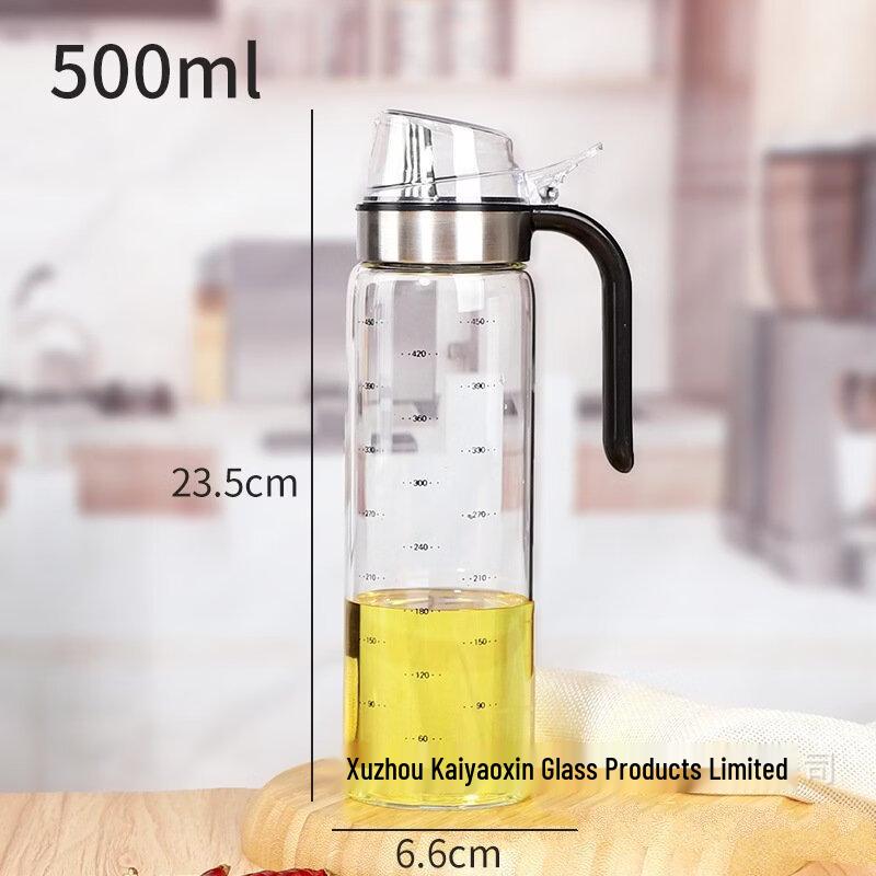 ZISIZ Glass Oil & Vinegar Dispenser Set with Handles 500ml
ZISIZ Glass Oil & Vinegar Dispenser Set with Handles 500ml