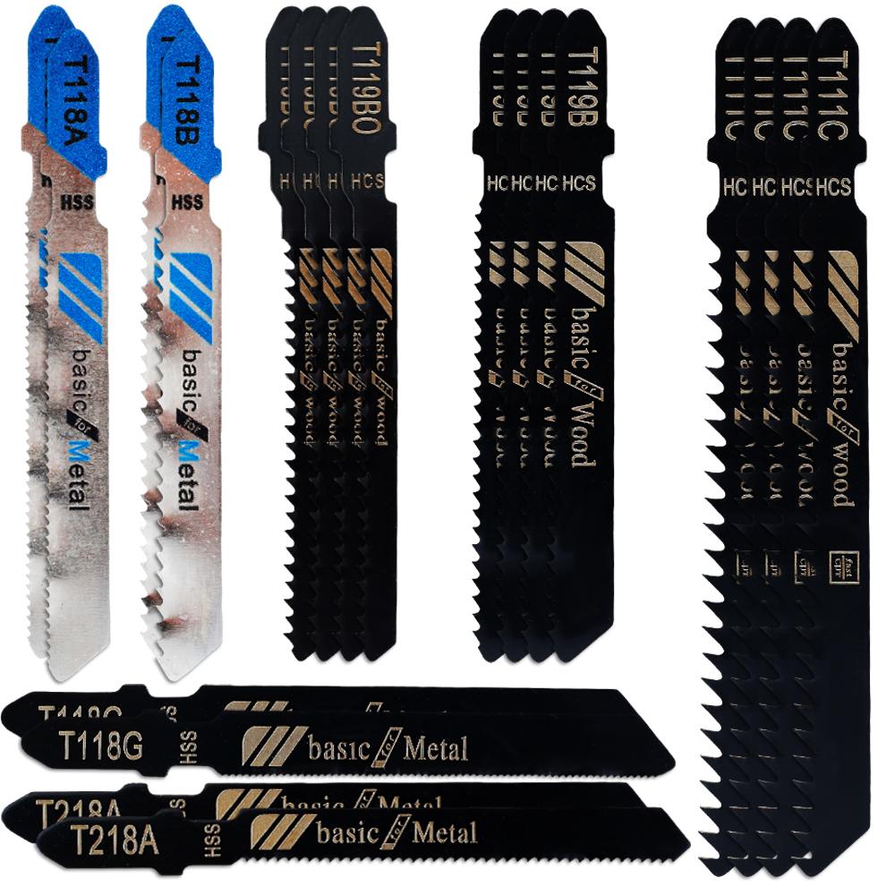 20pcs T-Shaft Jigsaw Blades Hcs Jigsaw Blades Set Fast Cut Down Saw Blade For Wood Plastic And Metal Cutting
20pcs T-Shaft Jigsaw Blades Hcs Jigsaw Blades Set Fast Cut Down Saw Blade For Wood Plastic And Metal Cutting