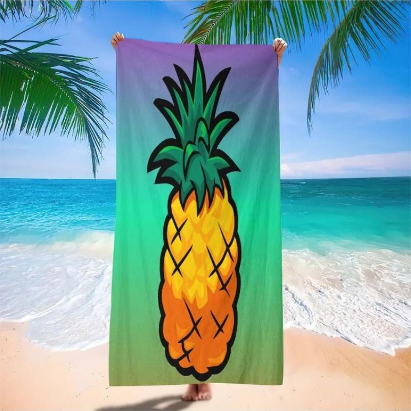 1pc Microfiber Beach Scarf - Pineapple Design Lightweight Quick-Dry Oversized Towel, Soft Durable Large Bath Towel for Travel, W30*H60(CM)
1pc Microfiber Beach Scarf - Pineapple Design Lightweight Quick-Dry Oversized Towel, Soft Durable Large Bath Towel for Travel, W30*H60(CM)