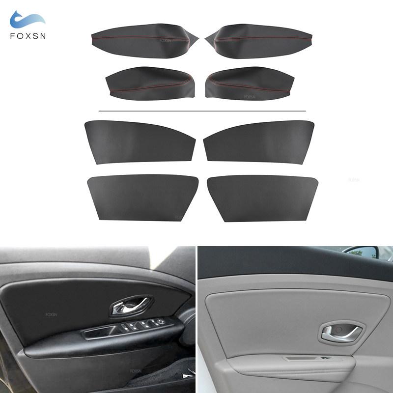 4 шт. Для Renault Megane 3 2008 2009 2010 2011-2014 Салон автомобиля Дверная панель Подлокотник Кожаный чехол Отделка черный / серый с
4 шт. Для Renault Megane 3 2008 2009 2010 2011-2014 Салон автомобиля Дверная панель Подлокотник Кожаный чехол Отделка черный / серый с
