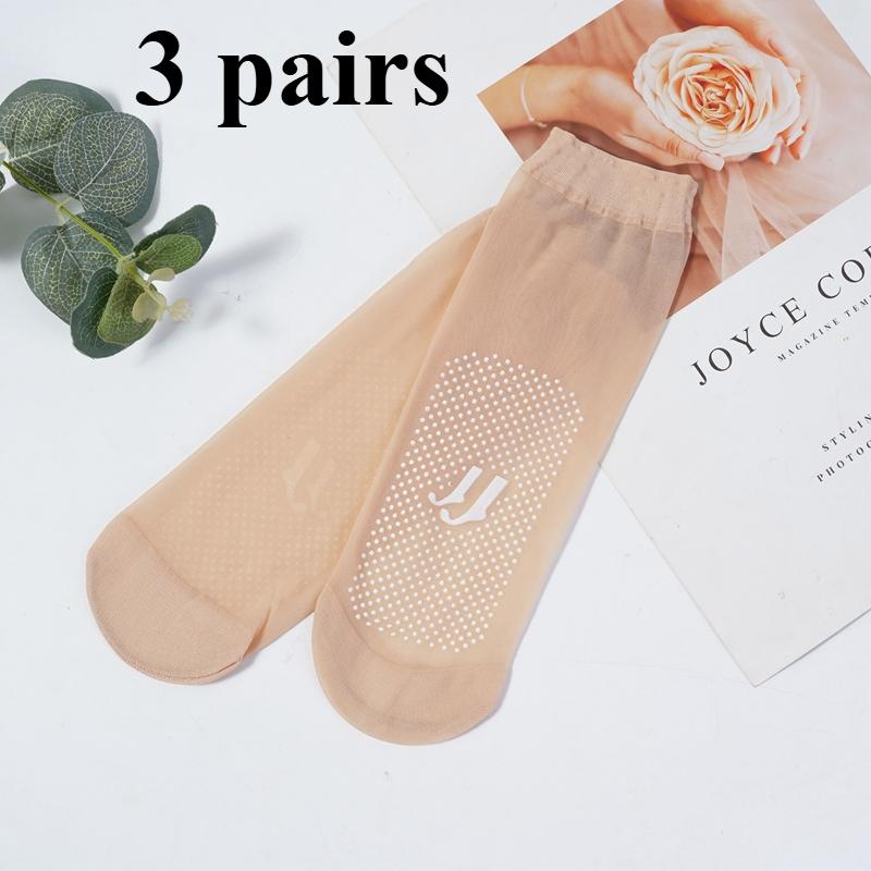3/5/10 пар в комплекте женские нескользящие короткие шелковые чулки невидимые прозрачные антизацепляющие массажные носки для ног 3 pairs светло-бежевый
3/5/10 пар в комплекте женские нескользящие короткие шелковые чулки невидимые прозрачные антизацепляющие массажные носки для ног 3 pairs светло-бежевый