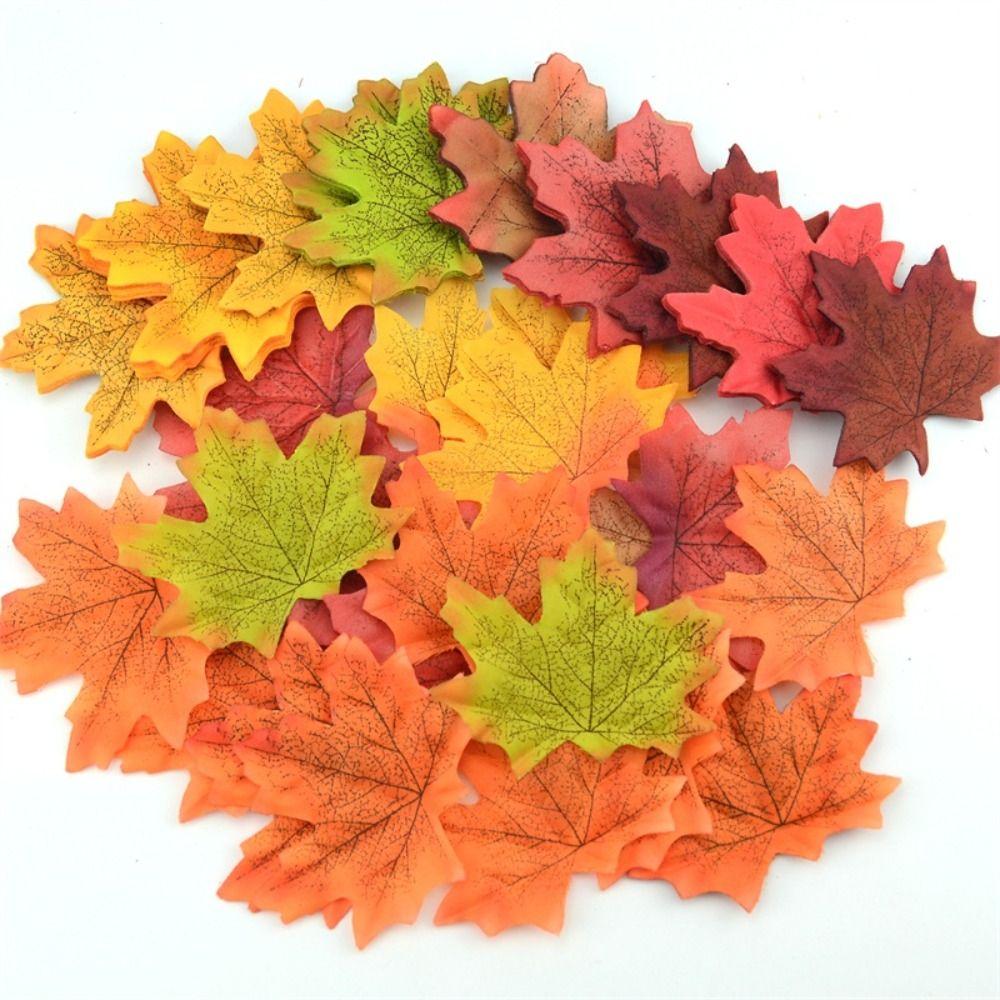Event Multicolor Craft Scrapbooking Fake Tree Leaf Leaves Artificial Plants Artificial Maple Leaf 50pcs
Event Multicolor Craft Scrapbooking Fake Tree Leaf Leaves Artificial Plants Artificial Maple Leaf 50pcs
