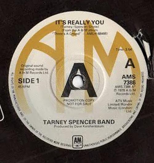 7inch Record TARNEY/SPENCER BAND - It s Really You AMS7386PROMO A&M Records 1978 UK Rock Used
7inch Record TARNEY/SPENCER BAND - It s Really You AMS7386PROMO A&M Records 1978 UK Rock Used