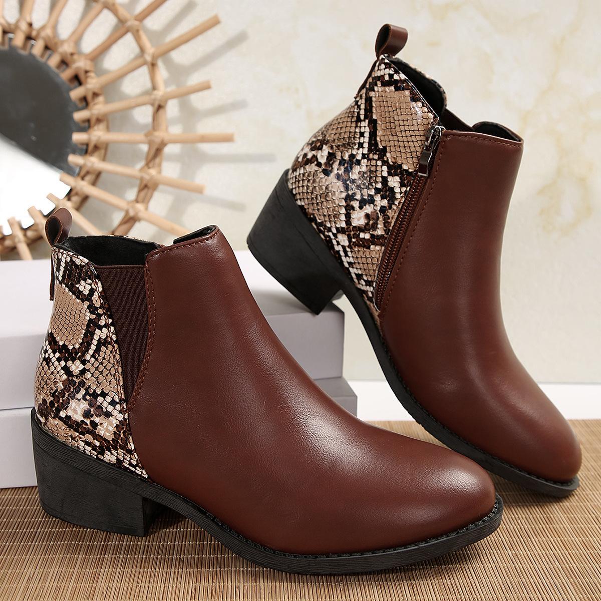 2024 new British short soft leather round head side zipper short boots women s Chelsea black thick heel Martin boots ankle boots 36 чорний
2024 new British short soft leather round head side zipper short boots women s Chelsea black thick heel Martin boots ankle boots 36 чорний