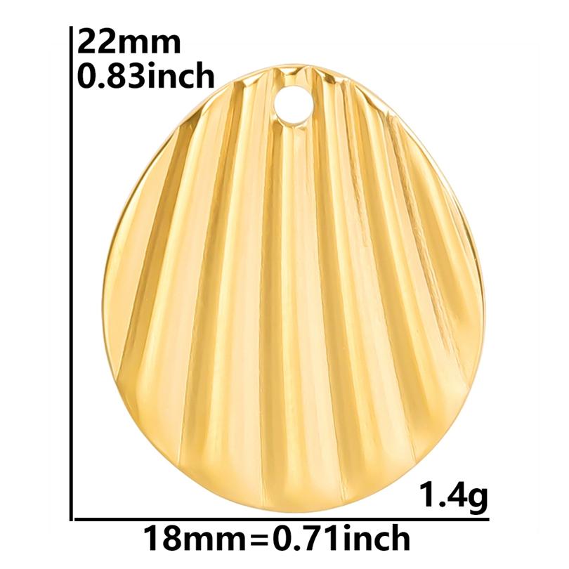 6pcs Marine Organism Shell Conch Starfish Real Gold Plated Stainless Steel Charms For Jewelry Making Bulk Supplies DIY Breloque
6pcs Marine Organism Shell Conch Starfish Real Gold Plated Stainless Steel Charms For Jewelry Making Bulk Supplies DIY Breloque