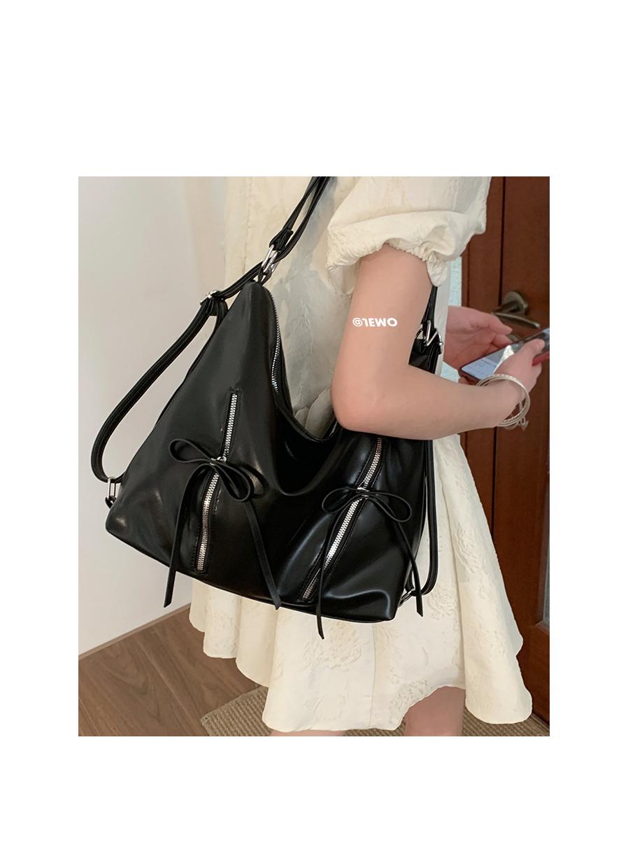 2026 Women s Bowknot Large Capacity Korean Fashion Tote & Shoulder Backpack чорний
2026 Women s Bowknot Large Capacity Korean Fashion Tote & Shoulder Backpack чорний