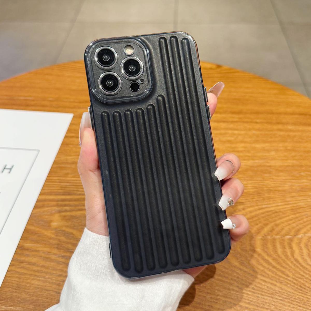 New Vertical Pattern Light Column Case for Apple Mobile Phone Case Holder 15pm for Apple 14pro Case Lanyard Simple and High-end For iphone 17PROMAX
New Vertical Pattern Light Column Case for Apple Mobile Phone Case Holder 15pm for Apple 14pro Case Lanyard Simple and High-end For iphone 17PROMAX