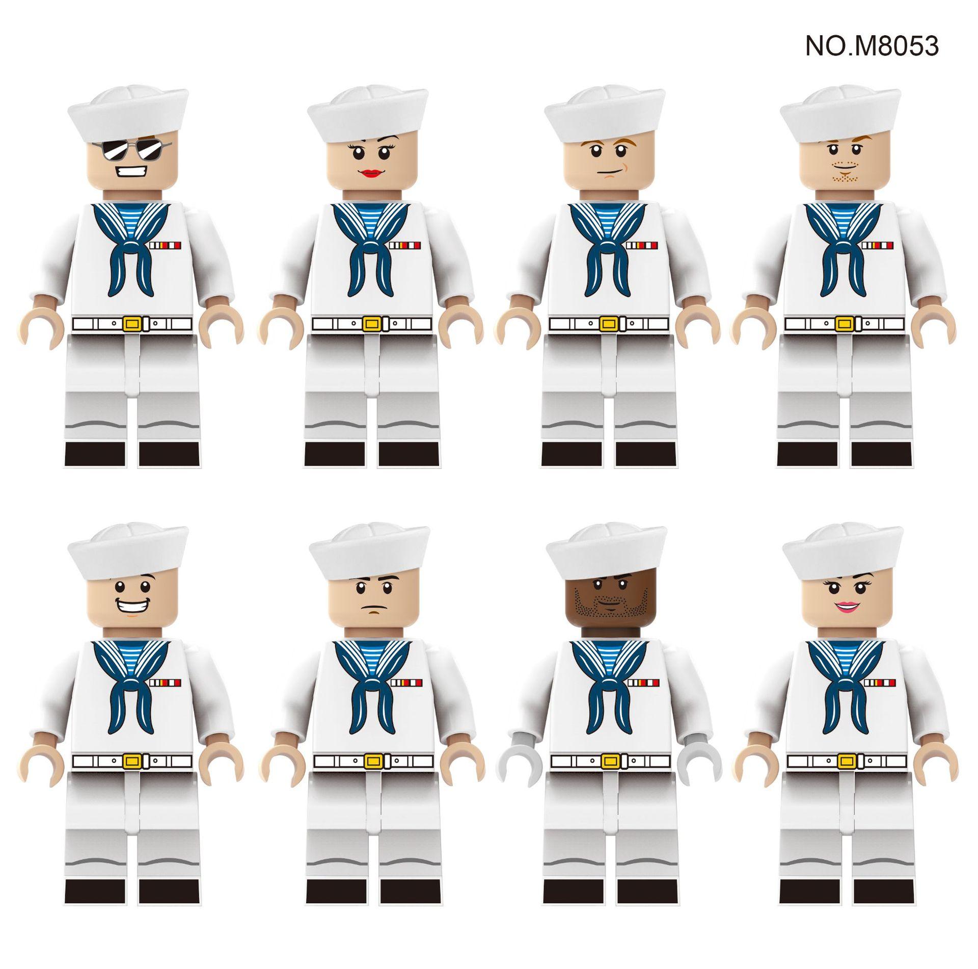 M8053 M8054 Navy Building Block Miniature Sea Fighter Small Part Toy Bag The figure is about 4.5cm
M8053 M8054 Navy Building Block Miniature Sea Fighter Small Part Toy Bag The figure is about 4.5cm