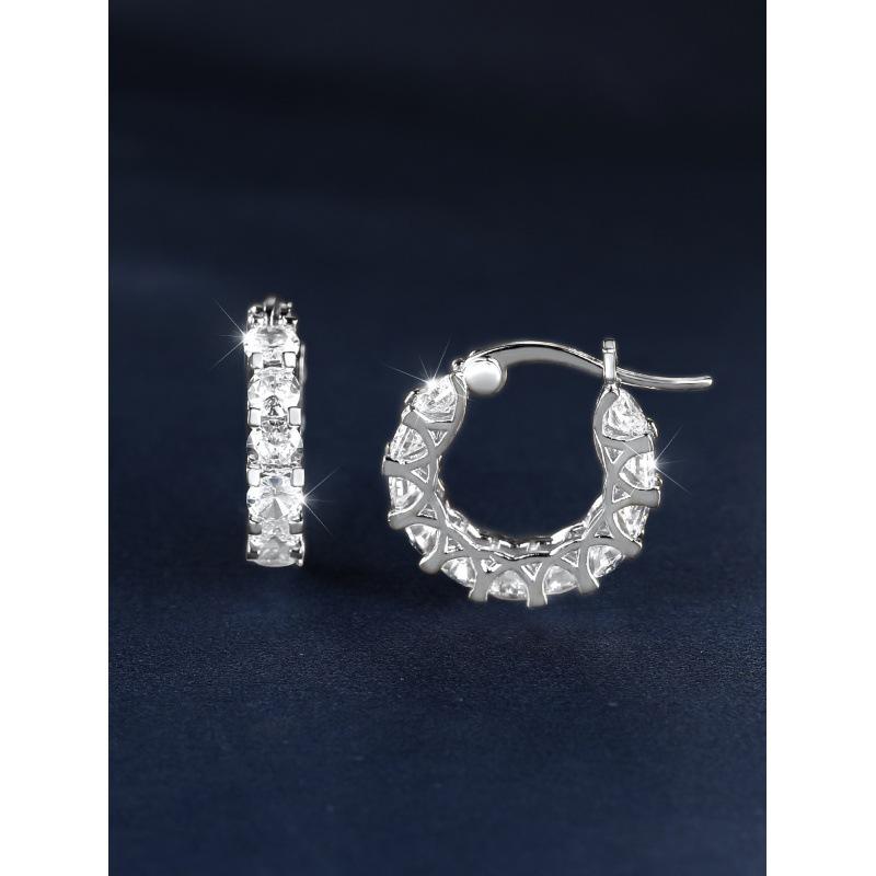 Hot-selling U-shaped full of zircon lace ear buckles, personalized fashion, sweet and cool style earrings. платиновий
Hot-selling U-shaped full of zircon lace ear buckles, personalized fashion, sweet and cool style earrings. платиновий