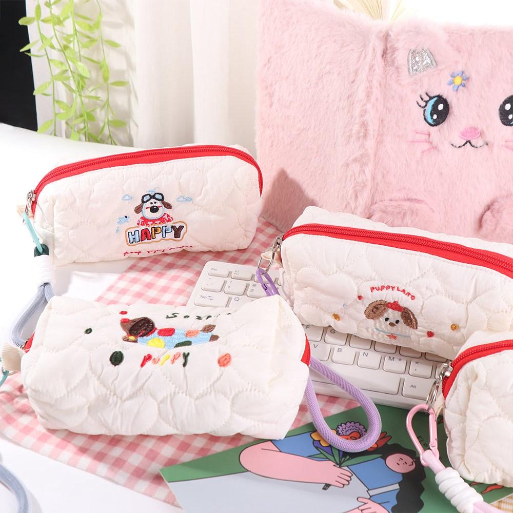 With Pendant Rope Korean Style Pencil Case Lovely Embroidered Dog Pencil Pouch Children StyleD
With Pendant Rope Korean Style Pencil Case Lovely Embroidered Dog Pencil Pouch Children StyleD