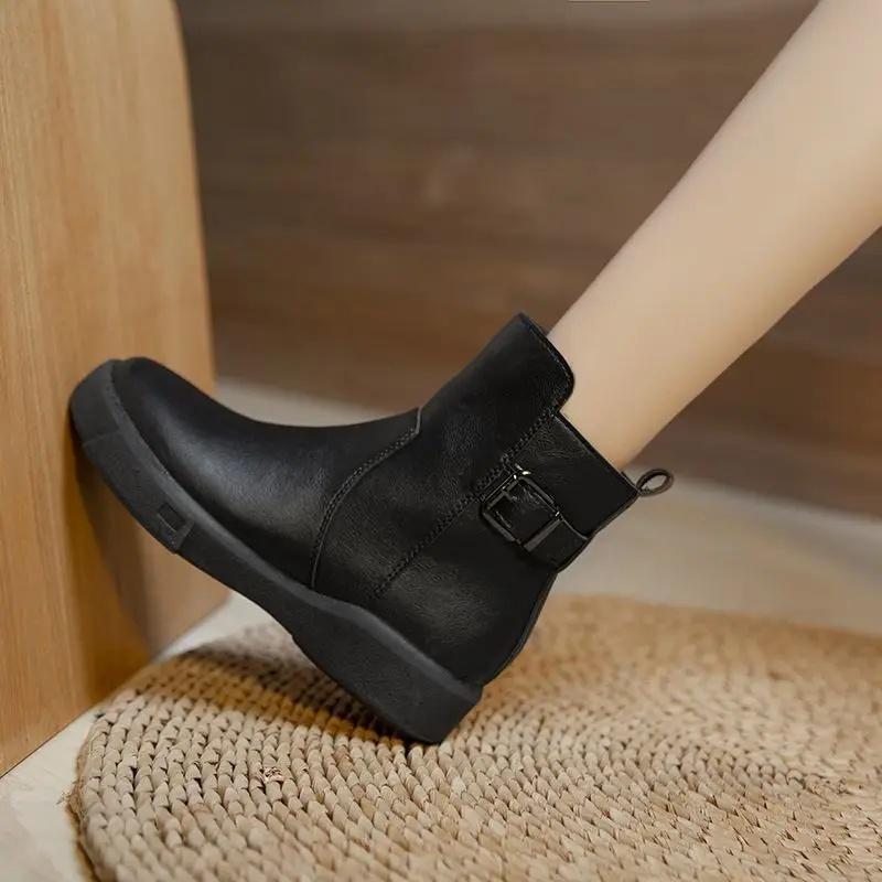 Женские ботинки на плоской подошве 2024 Новый стиль Мягкая подошва Противоскользящие Водонепроницаемые Большого размера Челси Винтажные Мамины туфли Осень/Зима 42
Женские ботинки на плоской подошве 2024 Новый стиль Мягкая подошва Противоскользящие Водонепроницаемые Большого размера Челси Винтажные Мамины туфли Осень/Зима 42
