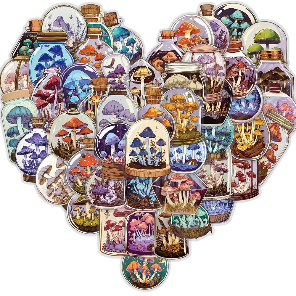 50PCS Mushroom Bottle Stickers Creative Stationery Handmade Scrapbooking Room Living Waterproof Graffiti Phone Decal Sticker
50PCS Mushroom Bottle Stickers Creative Stationery Handmade Scrapbooking Room Living Waterproof Graffiti Phone Decal Sticker