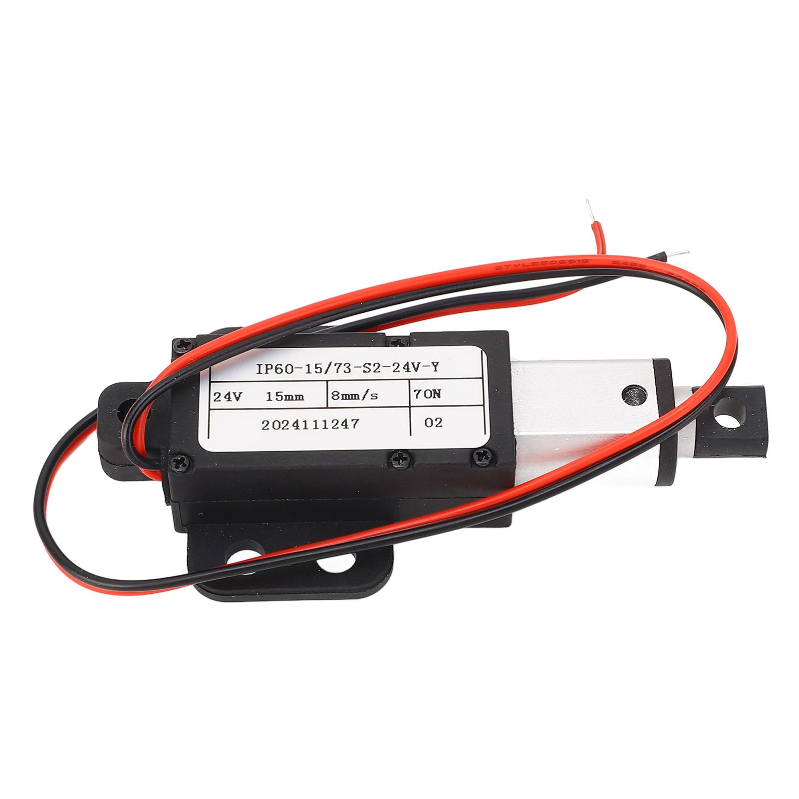 Mini Electric Linear Actuator 15mm Stroke 70N Thrust 8mms Speed 24V Small Electric Push Rod
Mini Electric Linear Actuator 15mm Stroke 70N Thrust 8mms Speed 24V Small Electric Push Rod