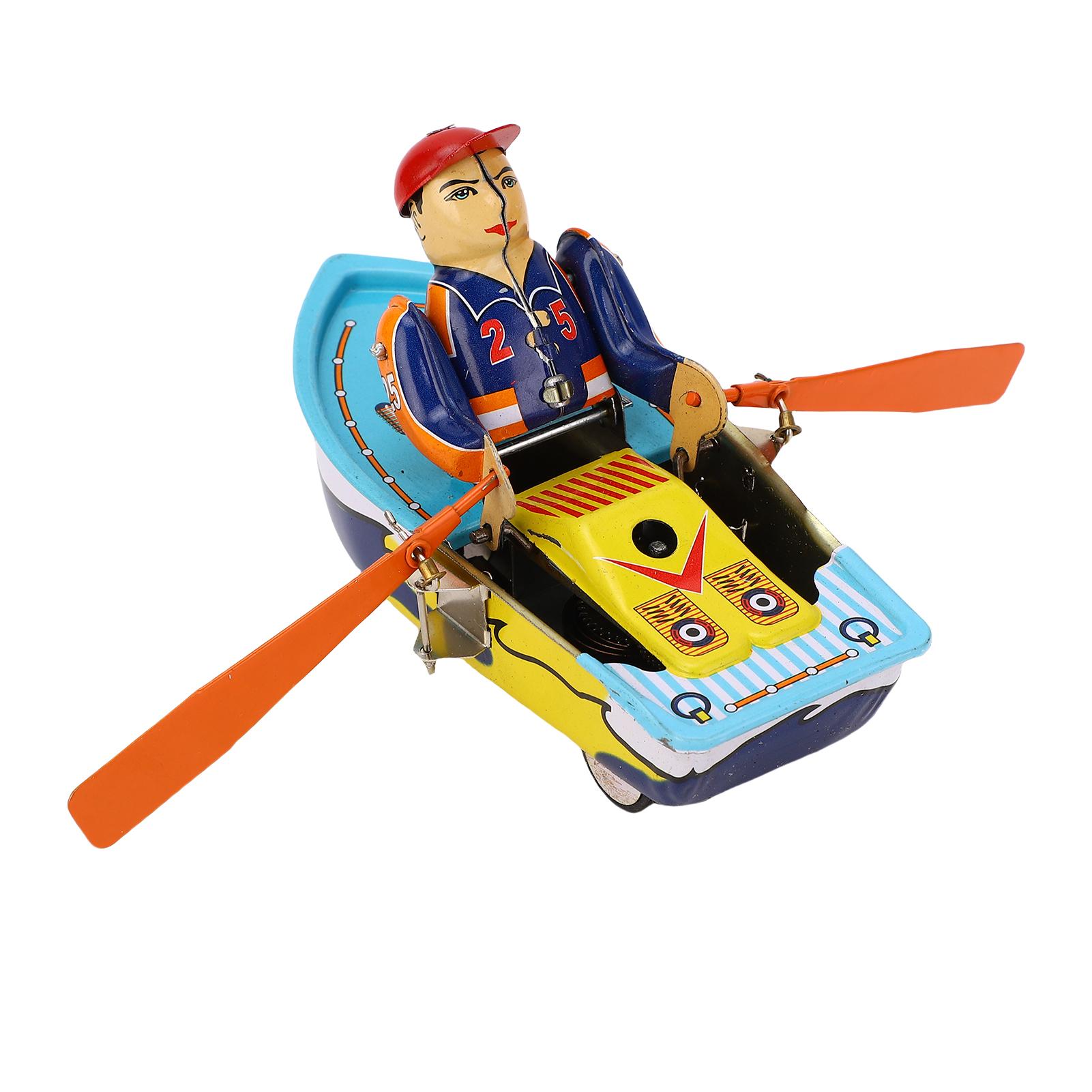 Row Boat Decor Iron Innovative Multifunctional Vintage Miniature Wind Up Toy Tabletop Row Boat Ornament for Filming
Row Boat Decor Iron Innovative Multifunctional Vintage Miniature Wind Up Toy Tabletop Row Boat Ornament for Filming