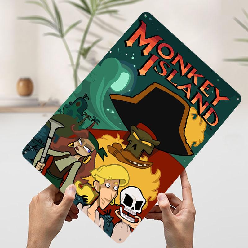 Monkey Island Game Cover Art Tin Plaque Poster Customized Wall Art Retro Vintage Metal Signs for Man Cave Luxury Home Decor Room 7.9x11.8In(20x30cm)
Monkey Island Game Cover Art Tin Plaque Poster Customized Wall Art Retro Vintage Metal Signs for Man Cave Luxury Home Decor Room 7.9x11.8In(20x30cm)