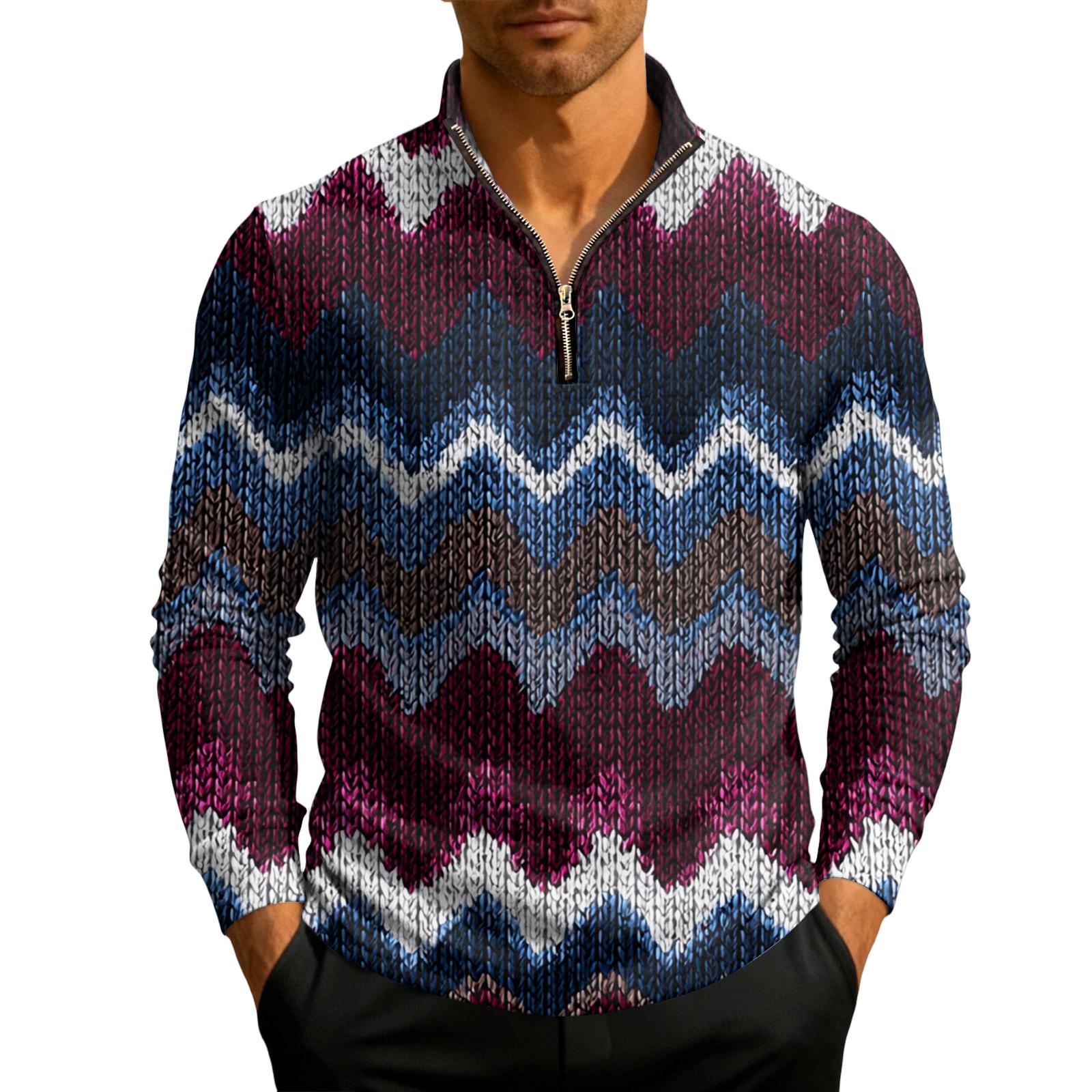 Men s Knit Quarter-Zip Stand Collar Pullover XXXXL
Men s Knit Quarter-Zip Stand Collar Pullover XXXXL