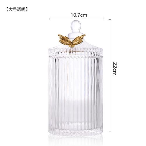 Вертикальный узор Стеклянная банка для хранения Кристальная стеклянная банка для конфет Бутылка для свечи с крышкой Бытовой контейнер для хранения продуктов Домашний декор
Вертикальный узор Стеклянная банка для хранения Кристальная стеклянная банка для конфет Бутылка для свечи с крышкой Бытовой контейнер для хранения продуктов Домашний декор
