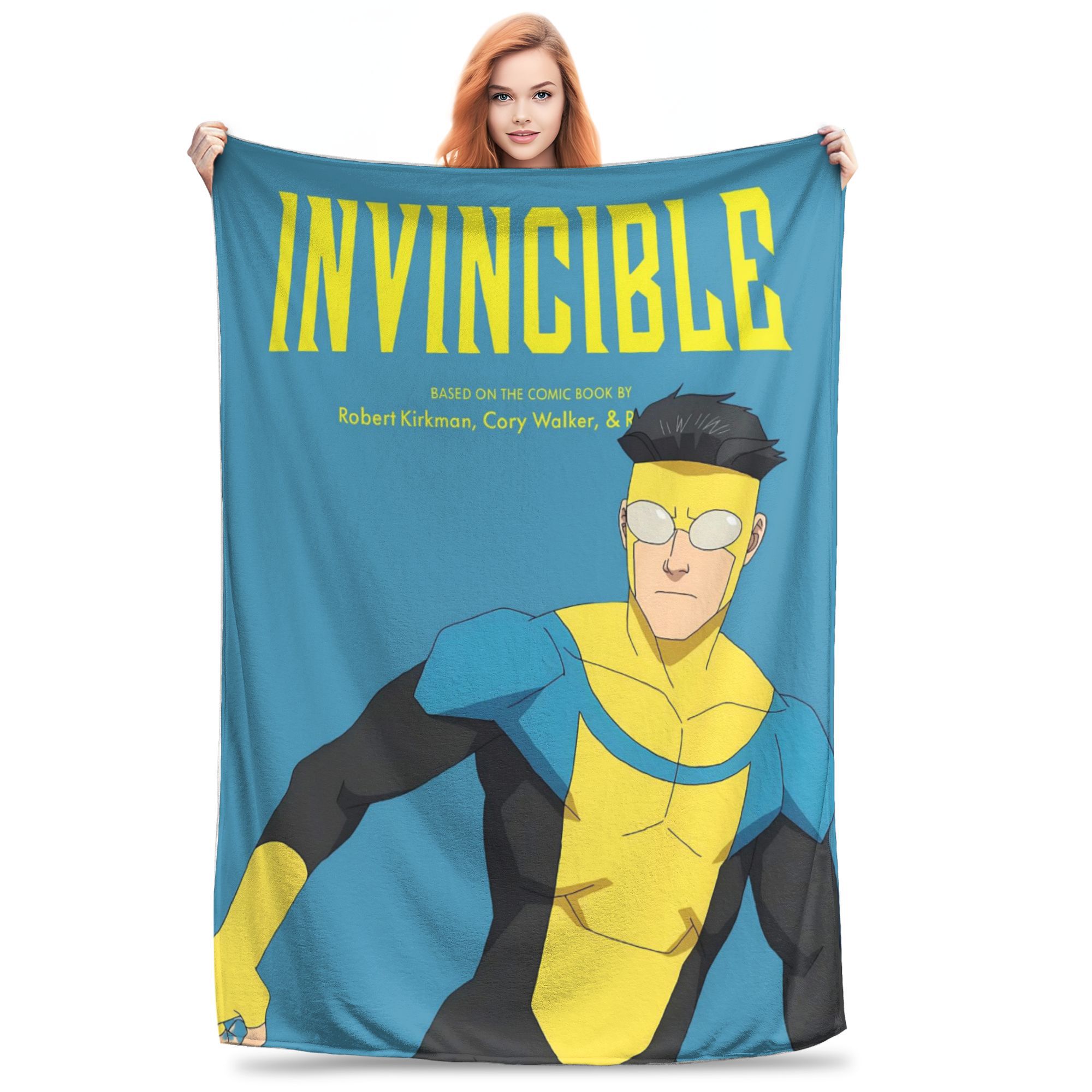 TV Series Invincible Mark Grayson Blanket Breathable Fleece Sofa Throw Blanket for Couch Bedding Office Throws Bedspread Quilt 75x90cm
TV Series Invincible Mark Grayson Blanket Breathable Fleece Sofa Throw Blanket for Couch Bedding Office Throws Bedspread Quilt 75x90cm