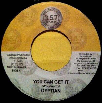 7inch Record GYPTIAN - You Can Get It AVE006 357 Records 2007 Jamaica Reggae, Ska & Dub Used
7inch Record GYPTIAN - You Can Get It AVE006 357 Records 2007 Jamaica Reggae, Ska & Dub Used