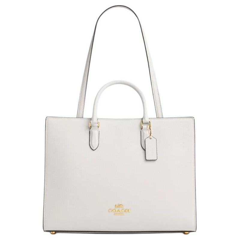 COACH Maggie 37 brand logo magnetic clasp closure pebbled leather tote bag shopping bag shoulder tote bag large women s white білий
COACH Maggie 37 brand logo magnetic clasp closure pebbled leather tote bag shopping bag shoulder tote bag large women s white білий