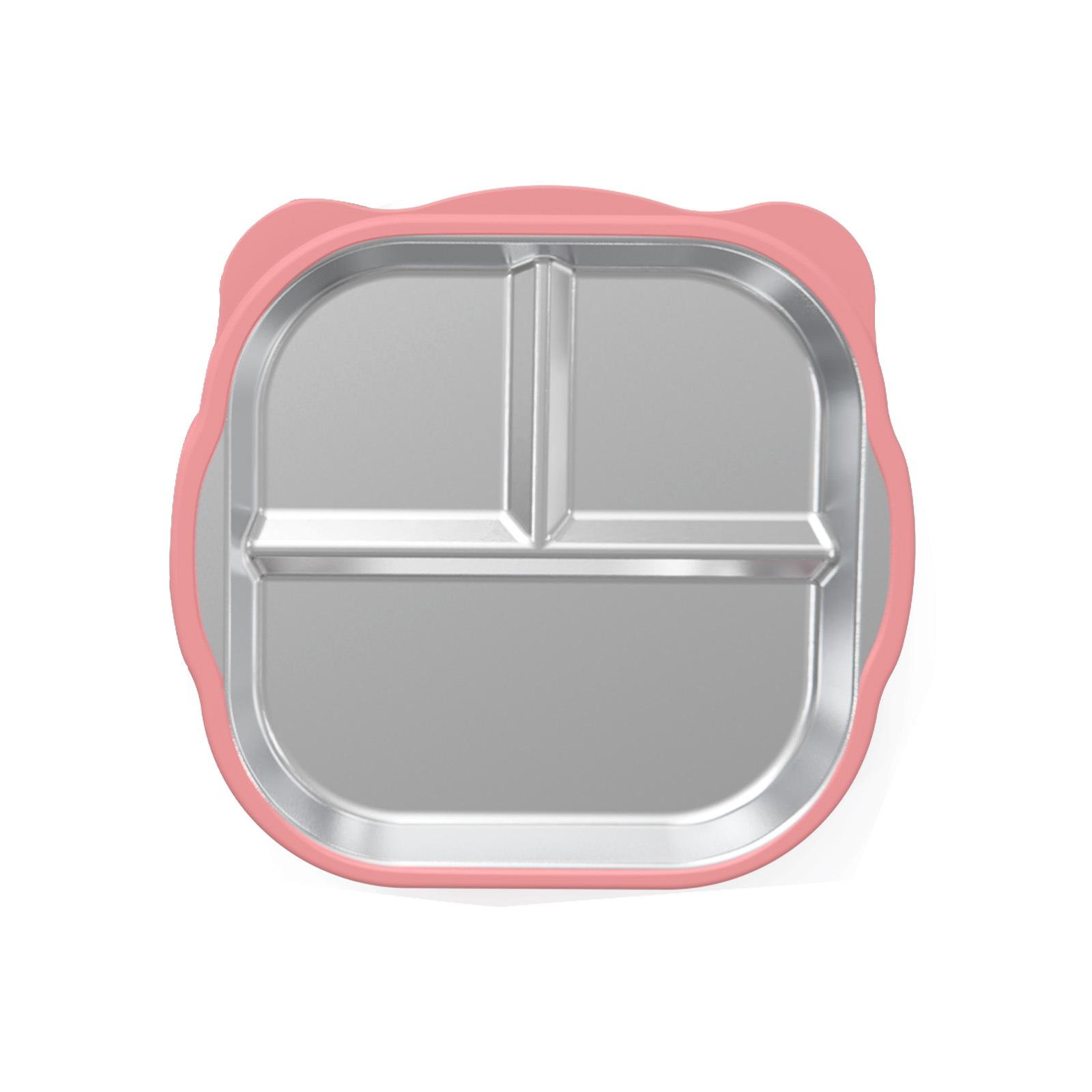 New Stainless Steel Baby Feeding Plate, Food Grade Silicone Suction Divided Plate, -Fall Heat Resistant Kids Dinner Plate рожевий
New Stainless Steel Baby Feeding Plate, Food Grade Silicone Suction Divided Plate, -Fall Heat Resistant Kids Dinner Plate рожевий