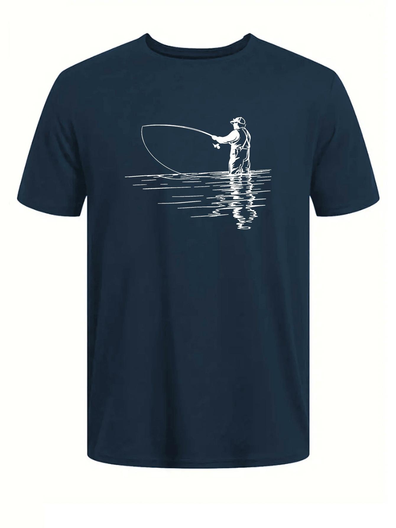 Fishing Graphic T-shirt - Lightweight Breathable Cotton Blend Tee with Stretch Knit Fabric - Regular Fit Casual Shirt for Outdoor Activities XXXL
Fishing Graphic T-shirt - Lightweight Breathable Cotton Blend Tee with Stretch Knit Fabric - Regular Fit Casual Shirt for Outdoor Activities XXXL